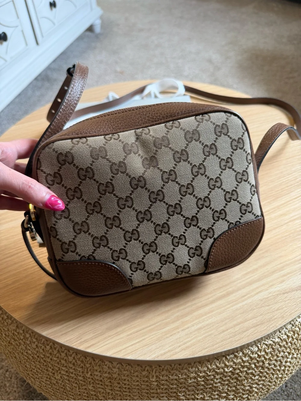 Gucci GG Canvas Bree Crossbody